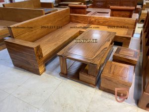 Sofa Góc L HD301 Gỗ Hương Nam Phi 3 hx21209