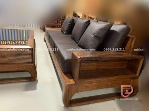 Sofa Chữ H Gỗ Óc Chó HD219 3 oc2482