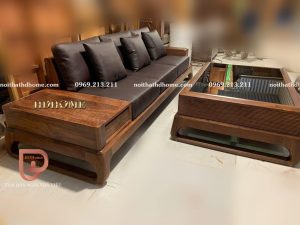 Sofa Chữ H Gỗ Óc Chó HD219 5 oc2484