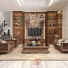 Sofa Gỗ Óc Chó HD264 2 4 post
