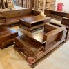 Bộ Sofa Chữ U Gỗ Hương Xám HD002 2 duigahx1