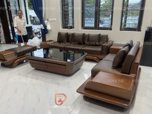 Bộ Sofa Chữ U Gỗ Sồi Nhập HD281 4 hd281s5